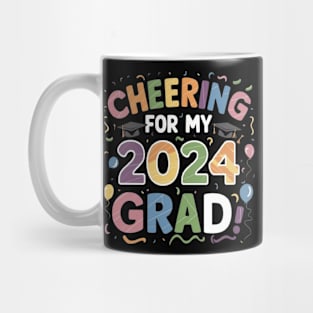 Cheering for My 2024 Grad Funny Graduation shirt Mug